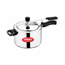 Jaipan Gold Aluminium Pressure Cooker with Inner Lid, 3 litres